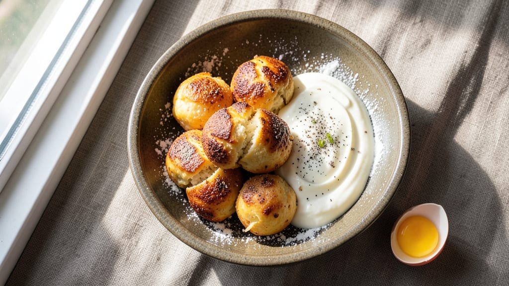Baked Cheddar Cheese Balls Recipe: Golden Crunch With Gooey Centers