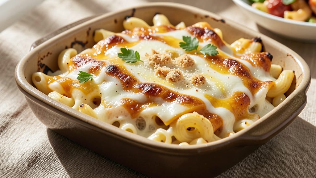 Baked Cheddar Mac and Cheese Recipe: Crispy Top, Melty Streaks in One Bite