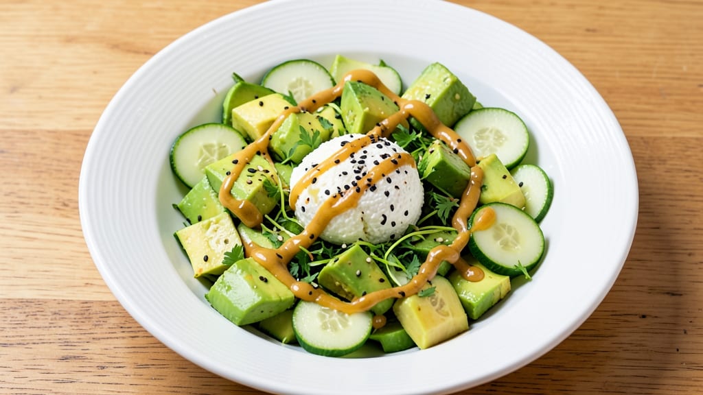 Avocado Cucumber Cottage Cheese Salad Recipe: Bright Green Crunch Meets Creamy Freshness