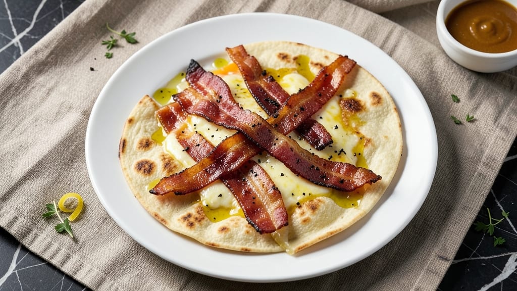 Bacon and Cheese Quesadilla Recipe: Crispy Tortilla Wraps With Melty Edges