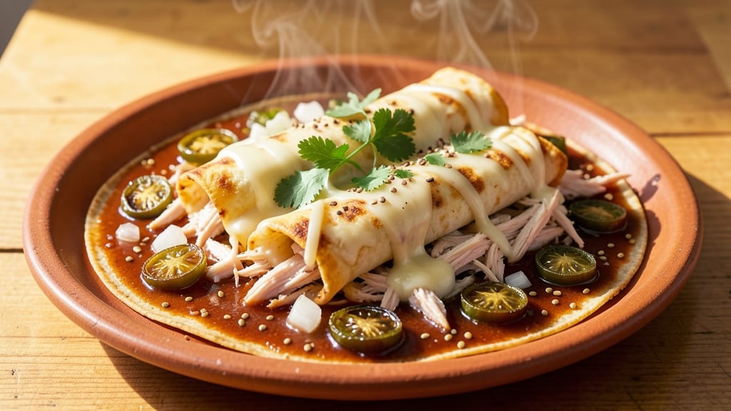 Abuelos Cheese Enchiladas Recipe: Smoky Chipotle and Queso Oaxaca Fusion