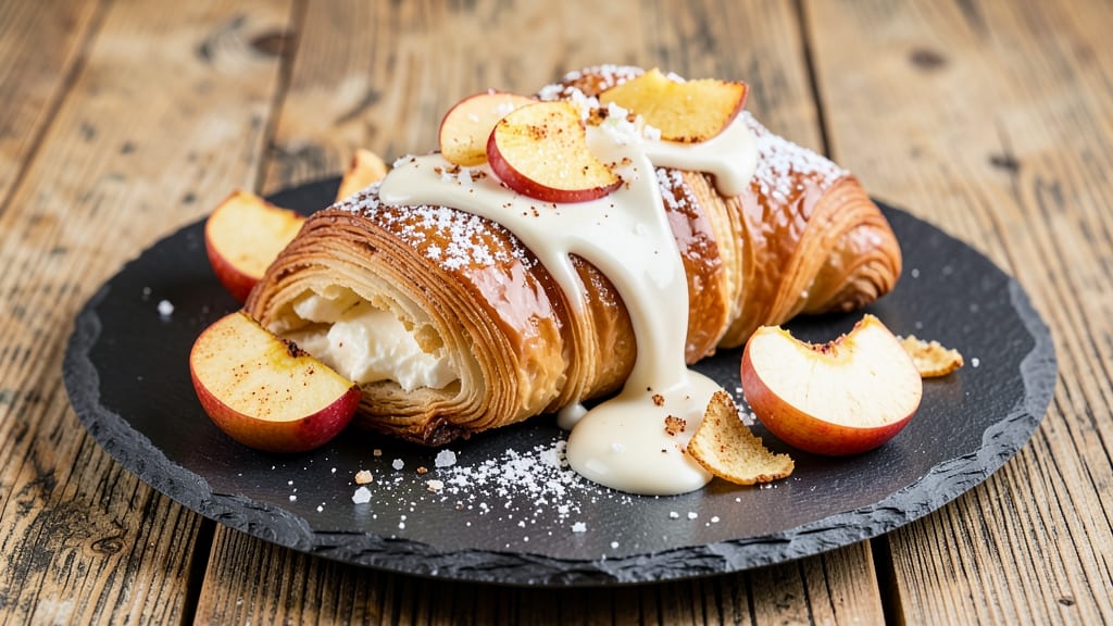 Apple Cream Cheese Croissants Recipe: Flaky Layers With Sweet Cream Cheese Filling