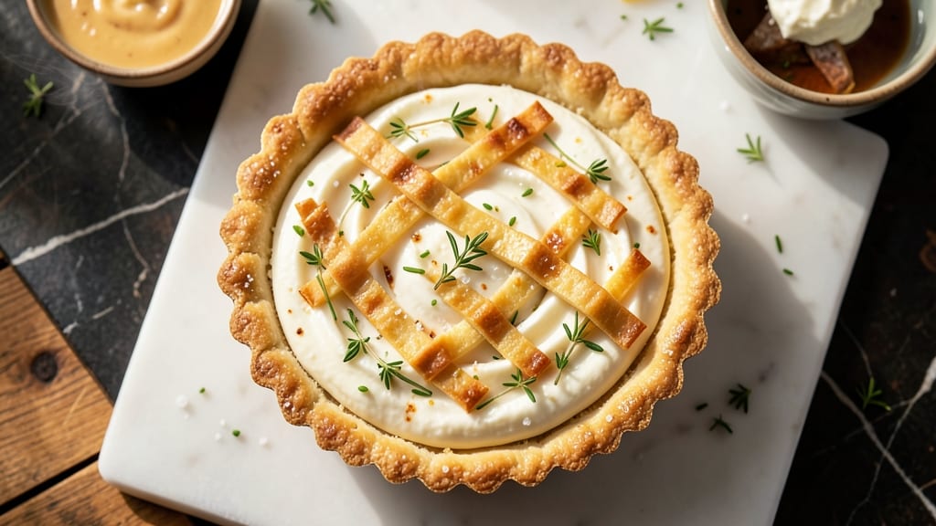 Balthazar Goat Cheese Tart Recipe: Flaky Crust with Herbed Cream Cheese Bliss