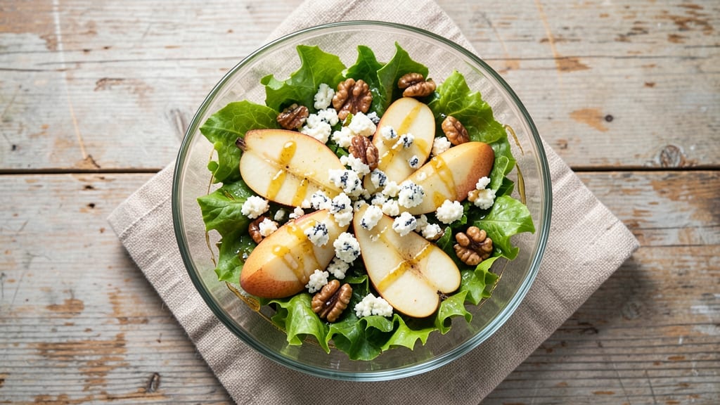 Barefoot Contessa's Pear and Blue Cheese Salad Recipe: Sweet-Tart Balance With Crunchy Walnuts