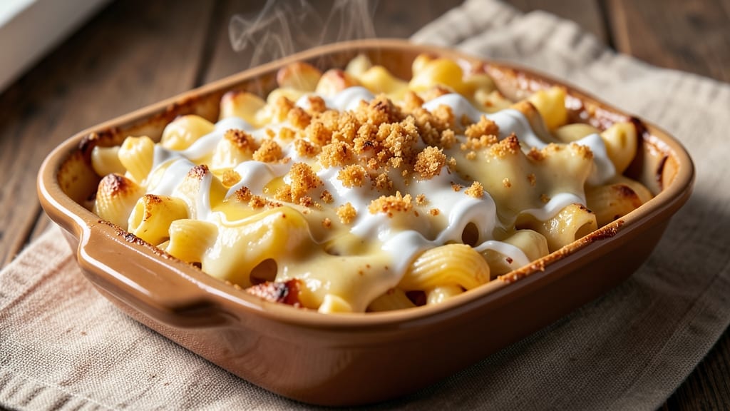 Baked Mac and Cheese Recipe with Whipping Cream: Ultra-Rich Velvety Texture