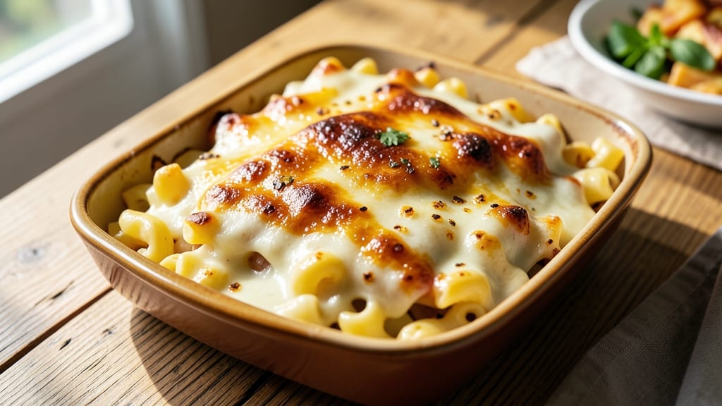 Baked Mac and Cheese Recipe with Egg and Milk: Breakfast Casserole Magic