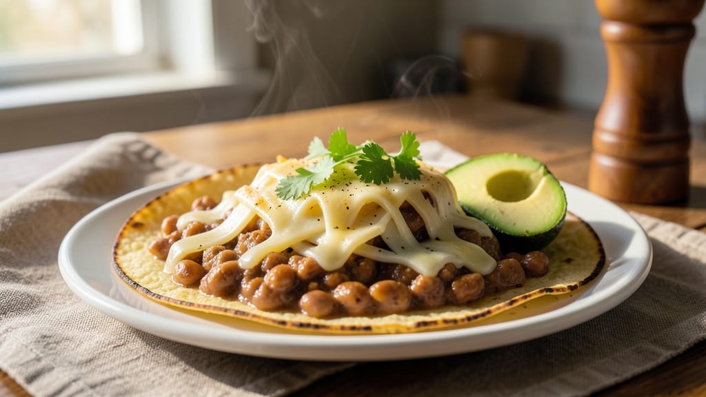 Bean and Cheese Breakfast Tacos Recipe: Crispy Tortillas Packed With Melty Cheese