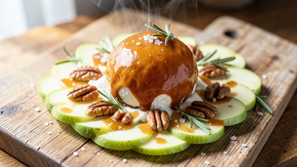 Apple Cheese Ball Recipe: Crunchy Herb-Infused Cheese with Apple Chunk Bites