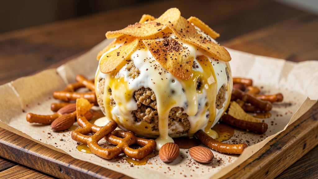 70s Cheese Ball Recipe: Nostalgic Crunch With Creamy Cheese Core