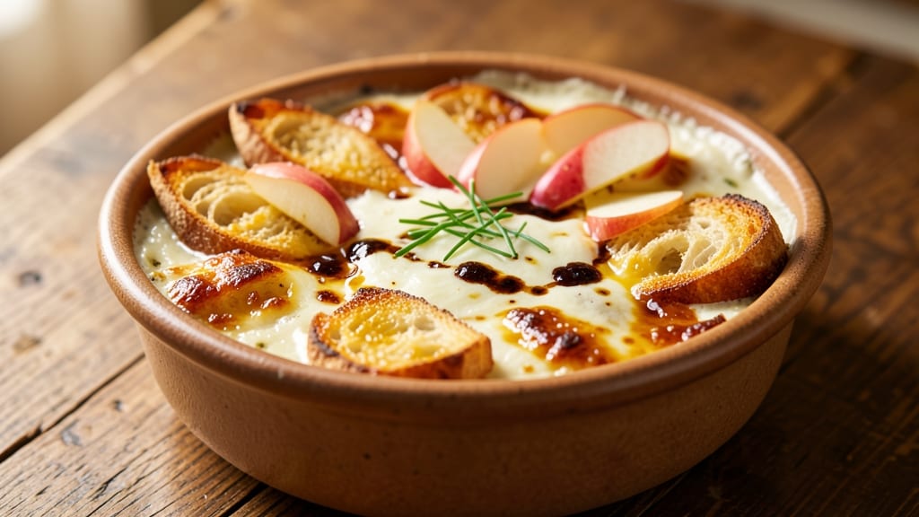 Baked Cheese Fondue Recipe: Triple-Creamy Melt With Crispy Bread Bites