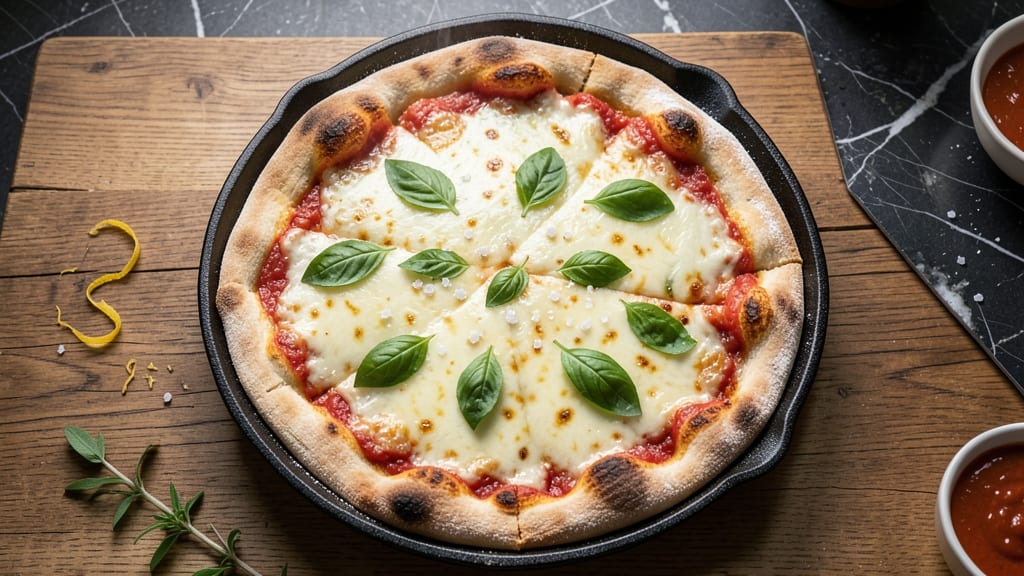 Basic Cheese Pizza Recipe: Crispy Crust, Bubbly Cheese Magic