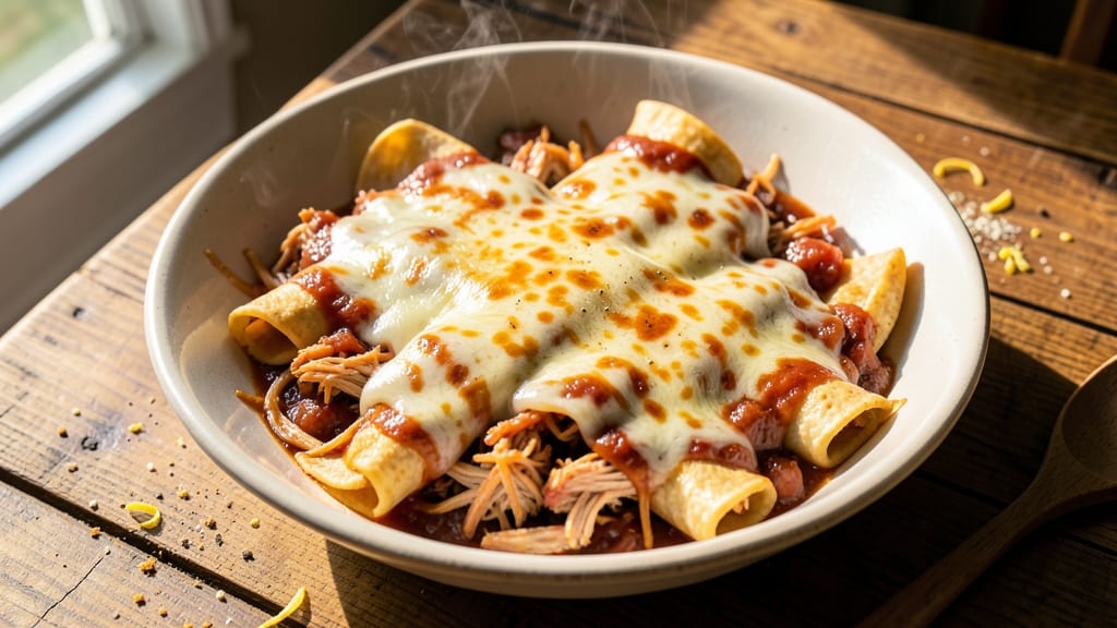 Amy's Cheese Enchiladas Recipe: Smoky Tortilla Wraps with Melted Queso Magic