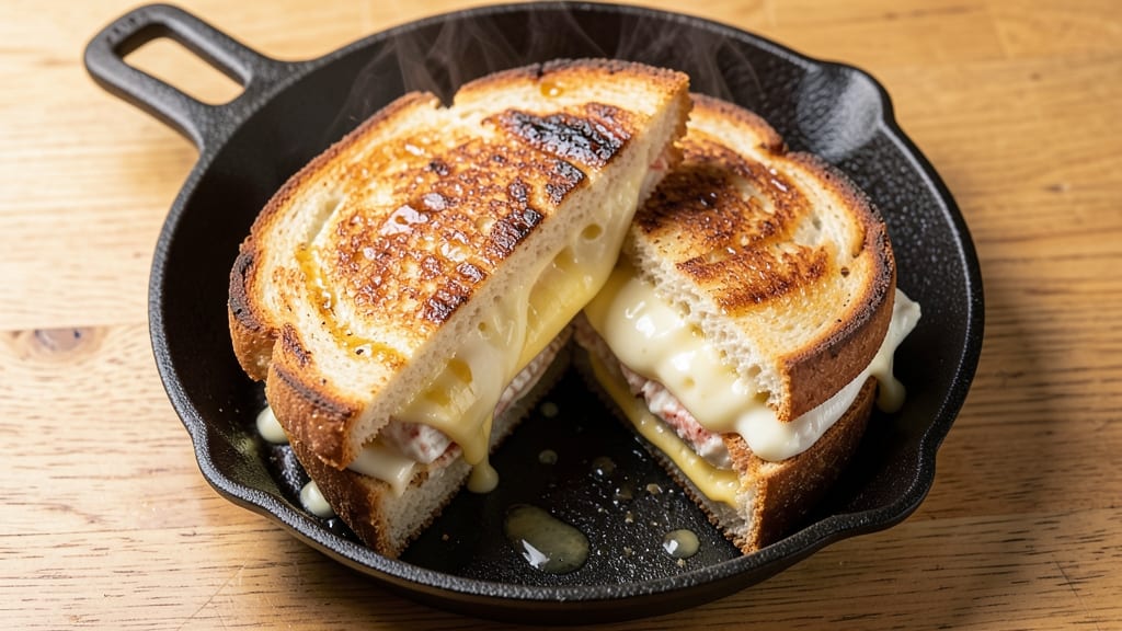 American Grilled Cheese Recipe: Crispy Sourdough Crust With Melty Center Magic