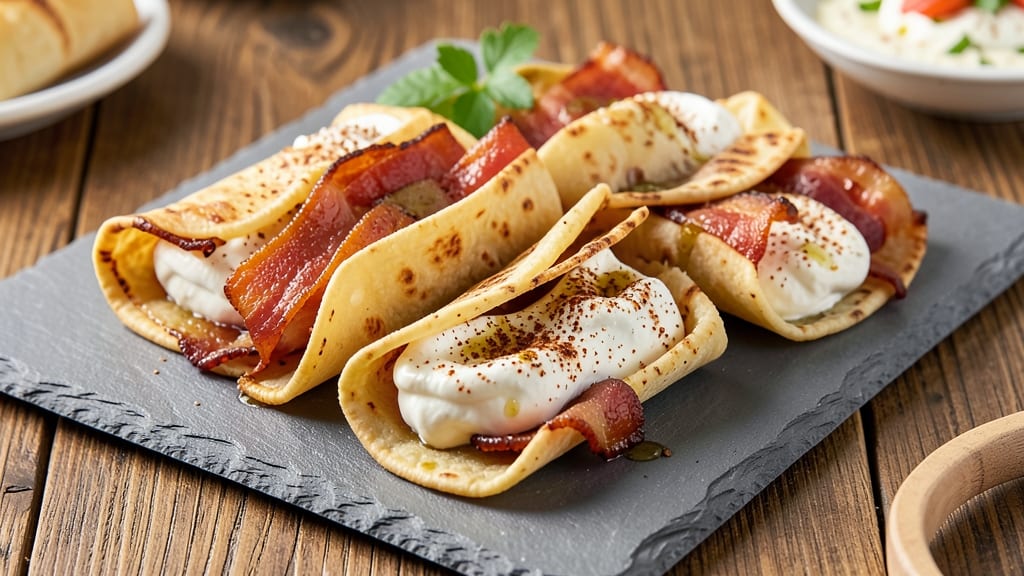 Bacon Cream Cheese Roll-Ups Recipe: Crispy Tortilla Wraps Packed With Smoky Flavor