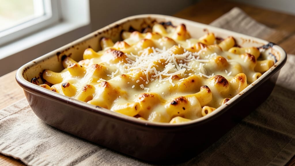 Baked Mac and Cheese Recipe for 10: Crispy Top, Melty Chunks, Crowd-Pleasing Feast
