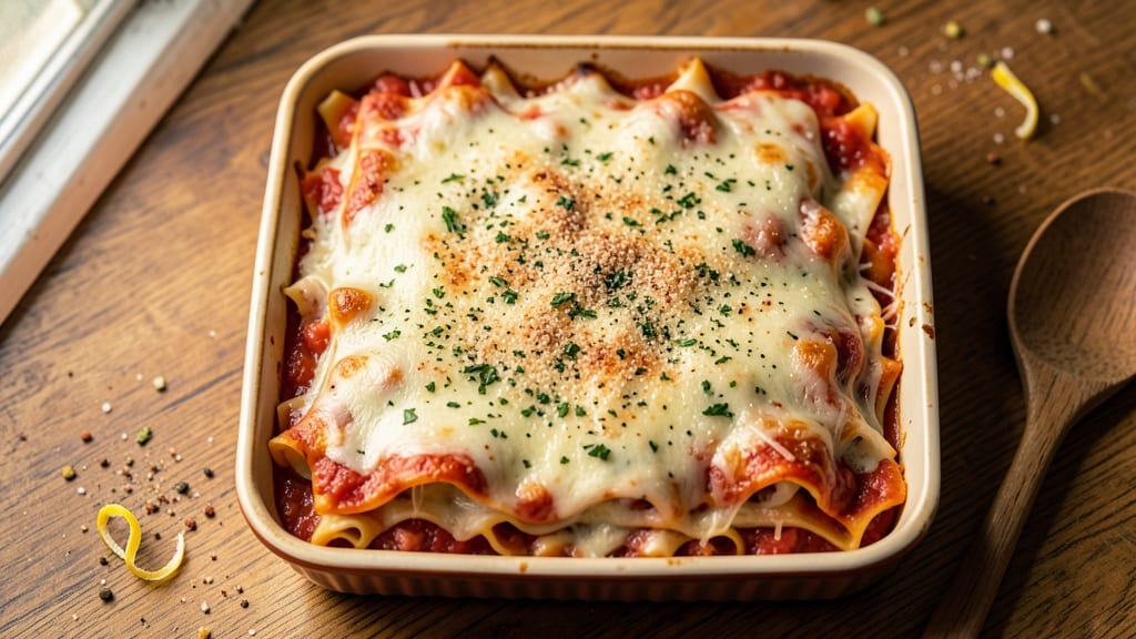 8x8 Cheese Lasagna Recipe: Layered Bistro-Style Richness in One Pan
