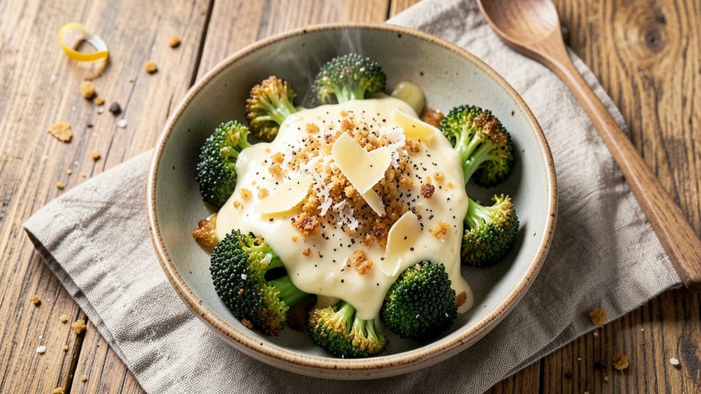 Baked Broccoli With Cheese Sauce Recipe: Crispy-Topped Comfort in 20 Minutes