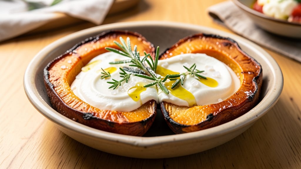 Acorn Squash and Goat Cheese Recipe: Roasted Sweetness with Herbed Cream Cheese
