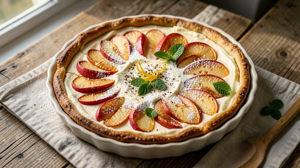 Apple Cream Cheese Tart Recipe: Buttery Crust Meets Velvety Filling