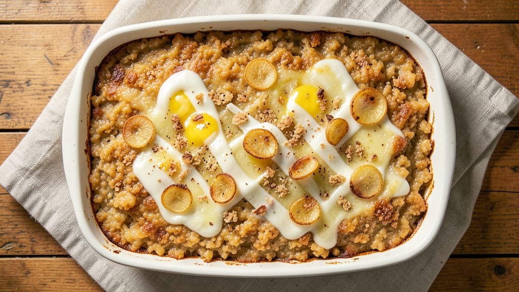 Baked Cheese Grits Casserole Recipe: Crispy Top, Creamy Pull-Apart Magic