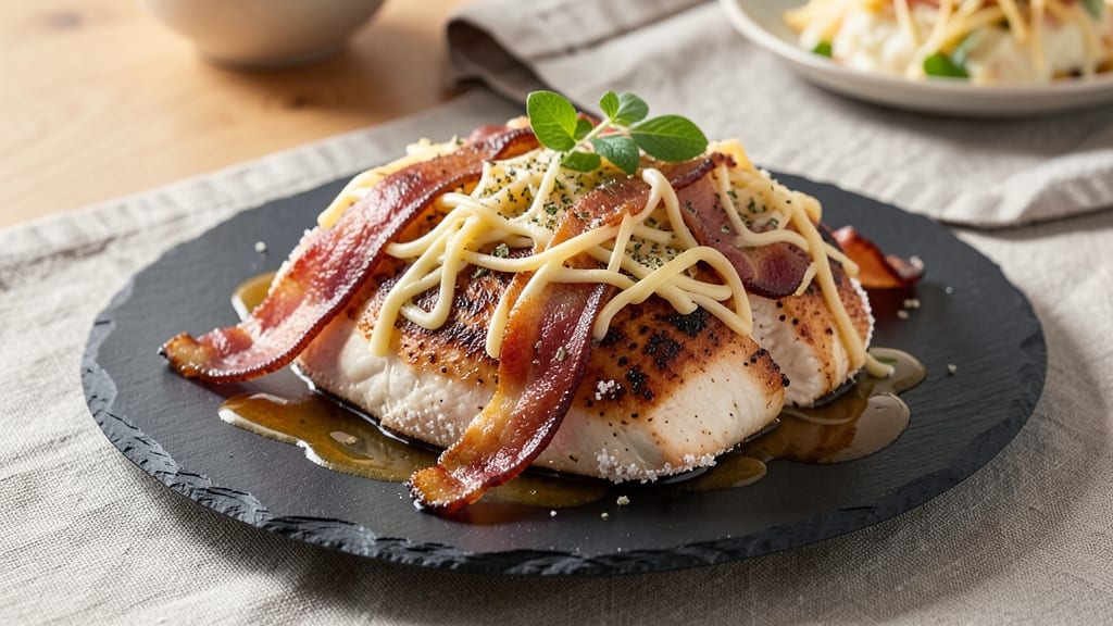 Bacon and Cheese Chicken Breast Recipe: Crispy-Crusted, Melty-Centered Protein Bomb