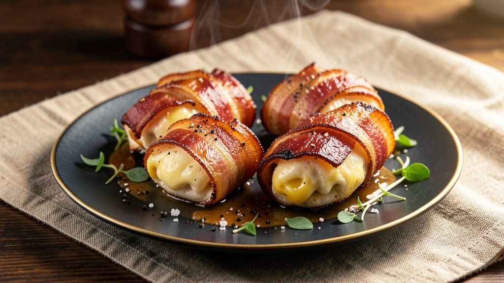 Bacon-Wrapped Cheese-Stuffed Chicken Breast Recipe: Crispy Crust Meets Melted Magic