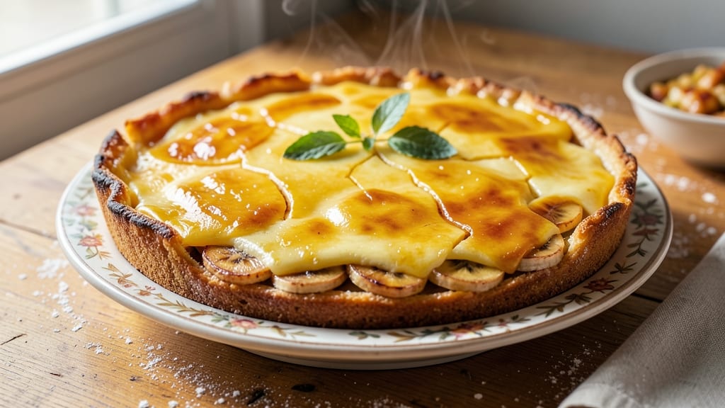 Banana Cheese Pie Recipe Bern's: Triple-Layered Crunch With Warm Vanilla Streaks