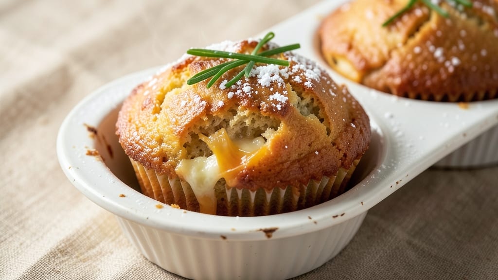 Basic Cheese Muffins Recipe: Golden Caps and Gooey Cheddar Pull-Apart Magic