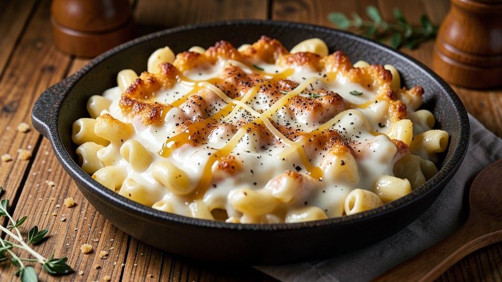 Bad Brads Mac and Cheese Recipe: Triple-Cheese Crunch With Smoky Bacon Streaks
