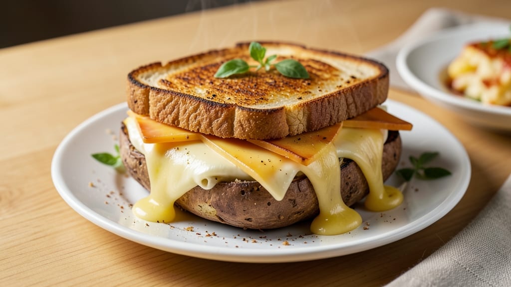 Baked Potato Grilled Cheese Recipe: Crispy Crust Meets Melty Cheese Magic