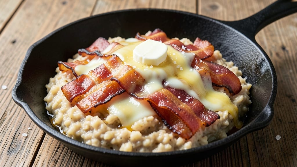Bacon Cheese Grits Recipe: Smoky Crunch Meets Creamy Southern Comfort