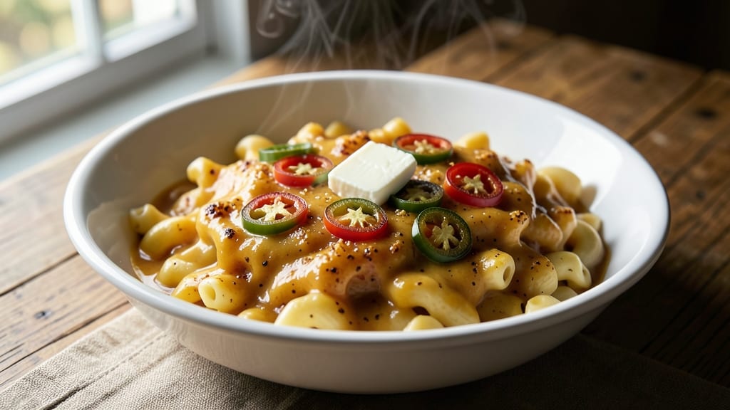 Baja Mac and Cheese Recipe: Spicy Jalapeño Crunch Meets Melty Cheese Bliss