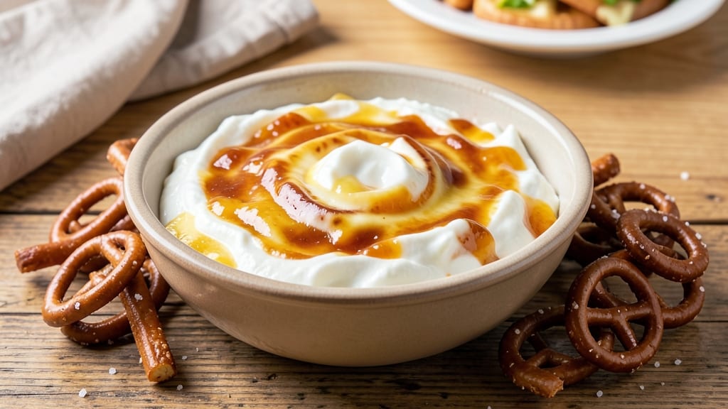 Applebees Pretzel Cheese Dip Recipe: Warm, Bubbly Cheese with Crunchy Topping