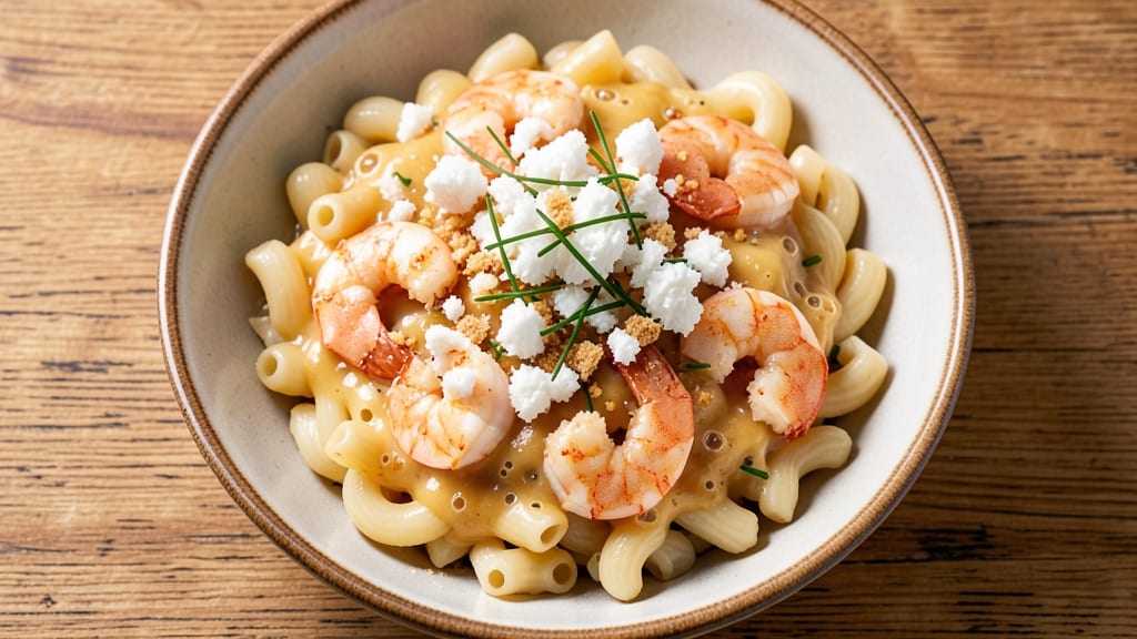 Baked Seafood Mac and Cheese Recipe: Crispy Baked Top and Creamy Crab-Loaded Layers