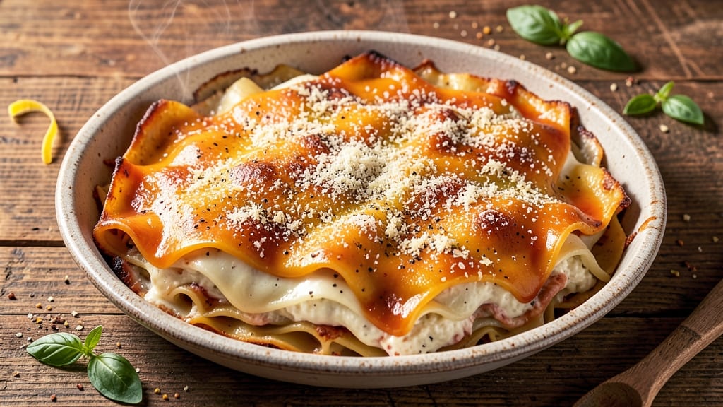 All Cheese Lasagna Recipe: Triple-Layered Cheese Heaven With Crispy Top