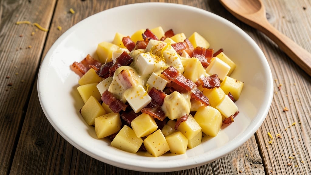 Bacon Cheese Potato Salad Recipe: Crispy Bites and Creamy Pull-Apart Magic