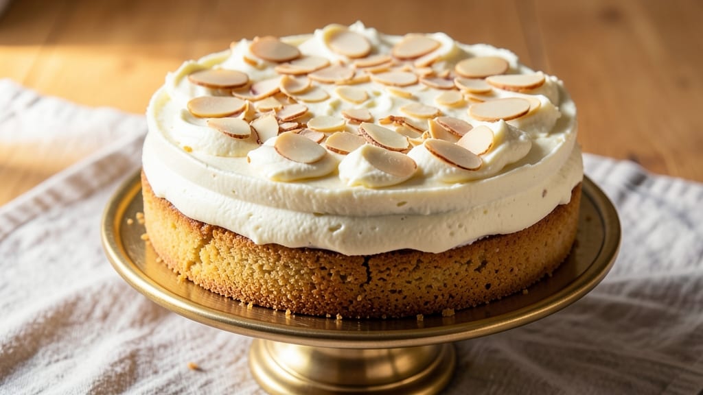 Almond Cream Cheese Cake Recipe: Nutty Swirls and Ultra-Moist Layers