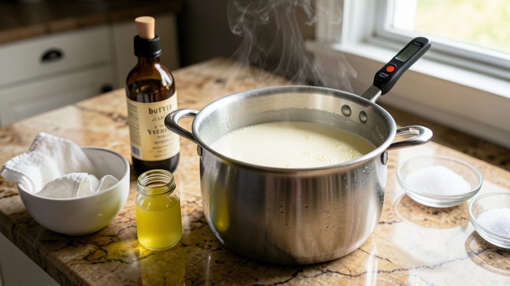 Basic Cheese Making Recipe: Fresh Curds From Pantry Staples
