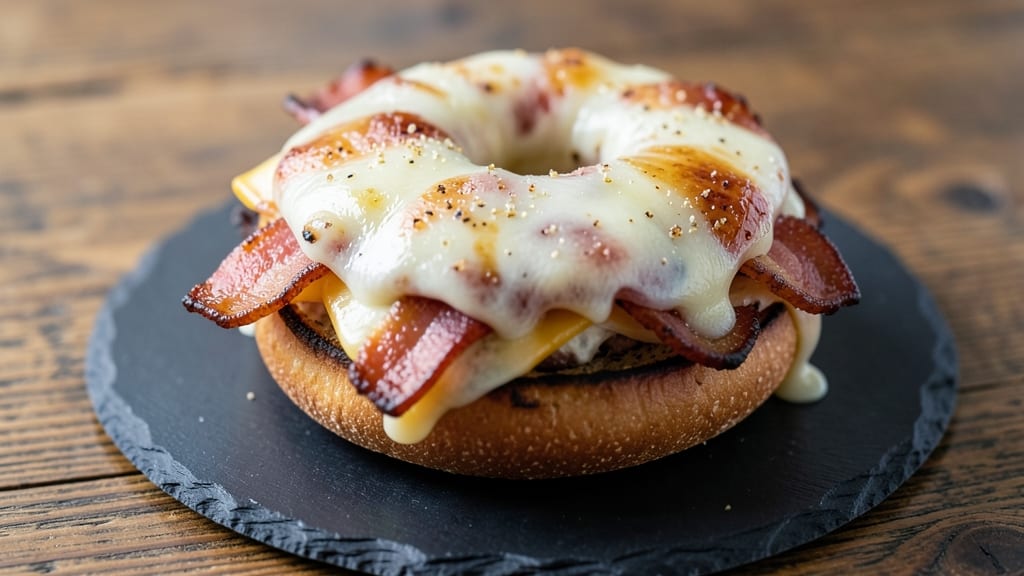 Bacon and Cheese Bagel Recipe: Crispy Toasted Edges With Melty Pull-Apart Cheese