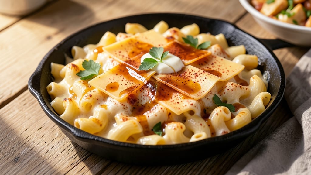 Baked Macaroni and Cheese Box Recipe: Crispy-Topped Cheese Fondue Magic