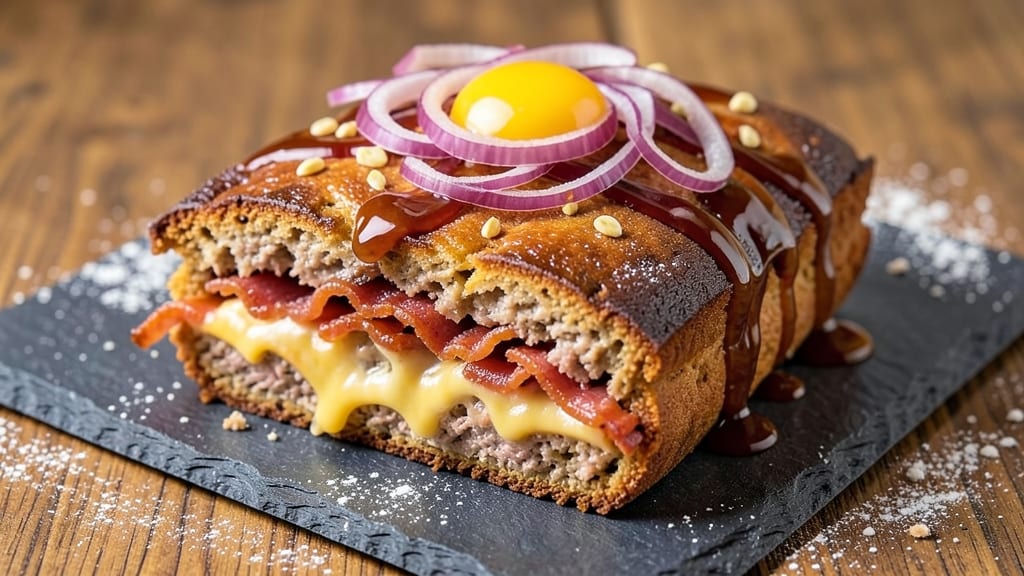 Bacon and Cheese Stuffed Meatloaf Recipe: Smoky Layers and Juicy Pull-Apart Magic