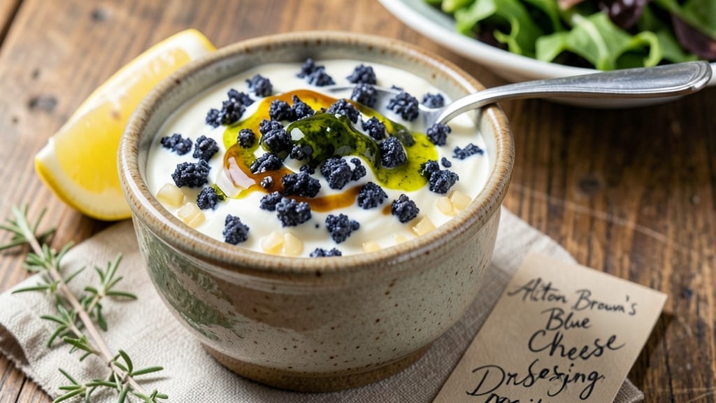 Alton Brown's Blue Cheese Dressing Recipe: Bold Tang and Creamy Balance