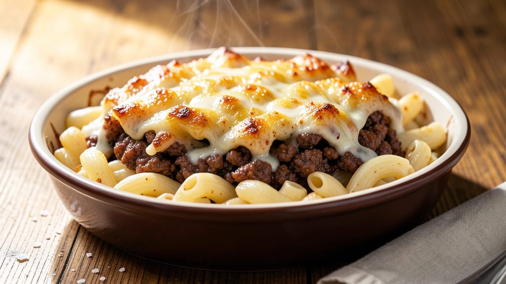 Baked Mac and Cheese With Hamburger Recipe: Savory Protein-Packed Comfort in One Dish