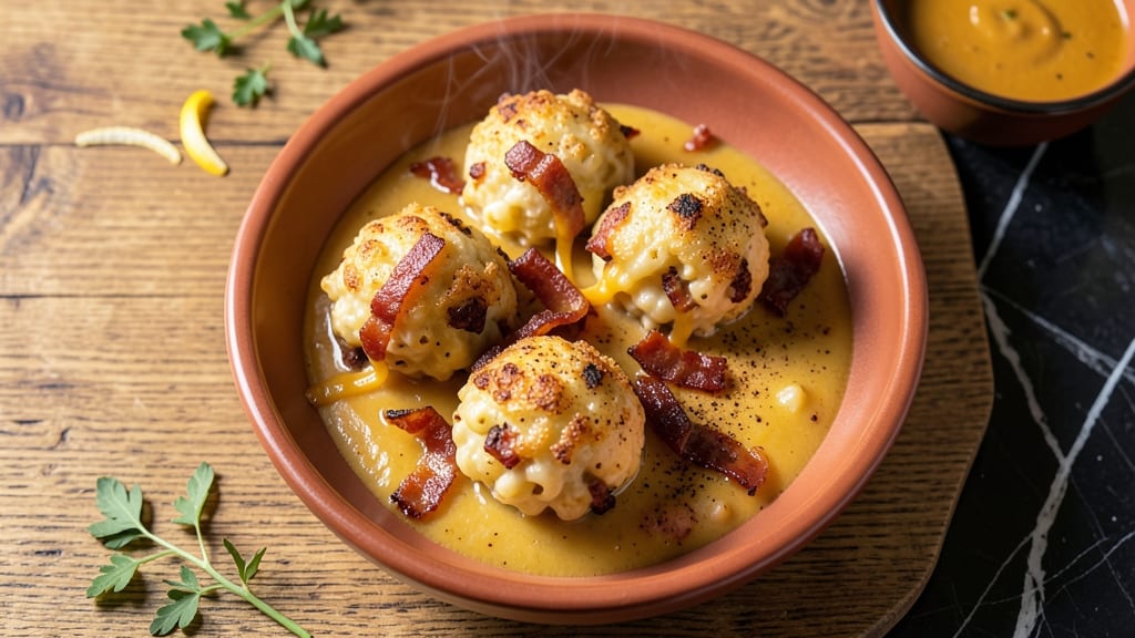Bacon Mac and Cheese Balls Recipe: Crispy-Edged, Pull-Apart Bites