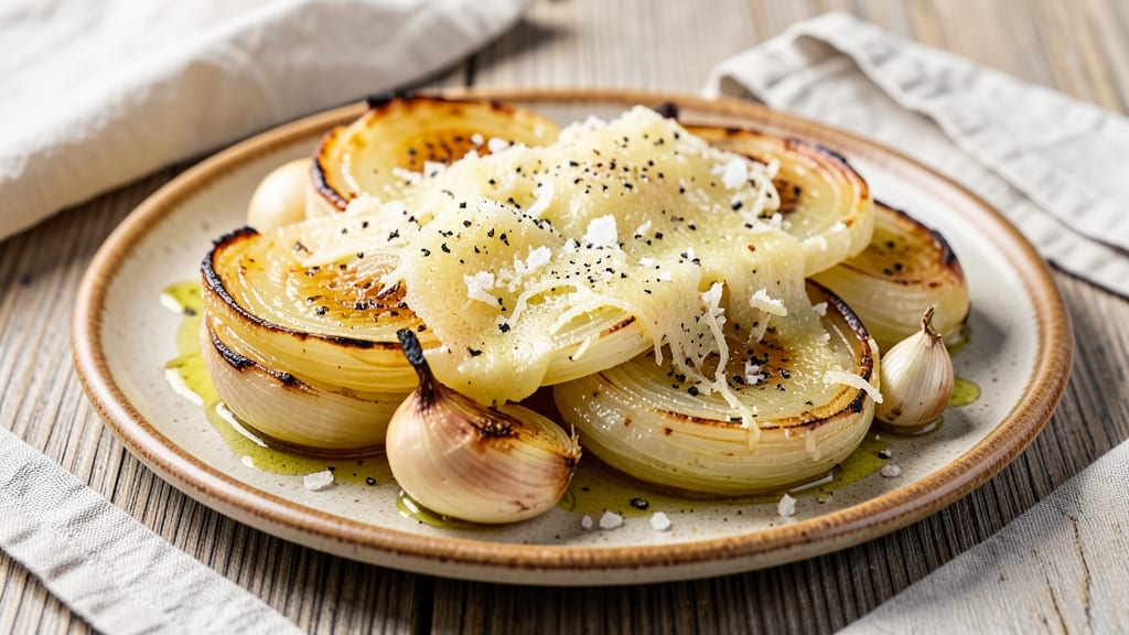 Baked Onion and Parmesan Cheese Recipe: Crispy-Topped Cheesy Comfort in 25 Minutes