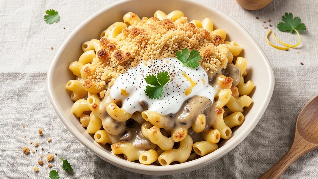 Baked Macaroni and Cheese Recipe with Cream of Mushroom Soup: Umami Depth and Crispy Top Magic