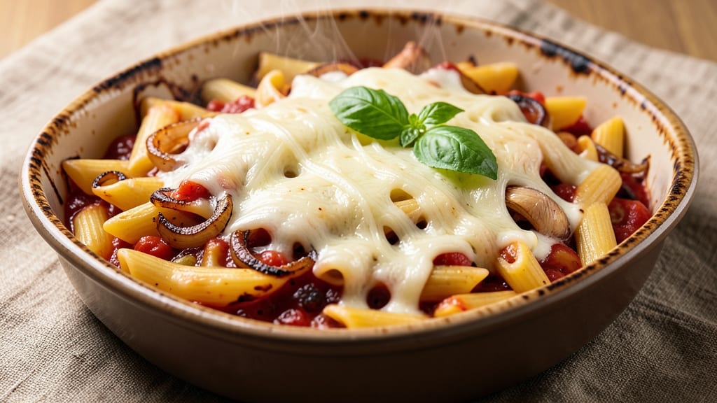 Baked Cheese Penne Pasta Recipe: Golden Crust, Melty Cheese Rivers