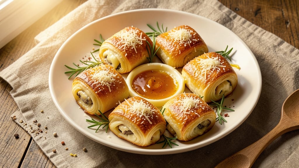 Asiago Cheese Rolls Recipe: Crispy-Crusted Pull-Apart Cheese Bites