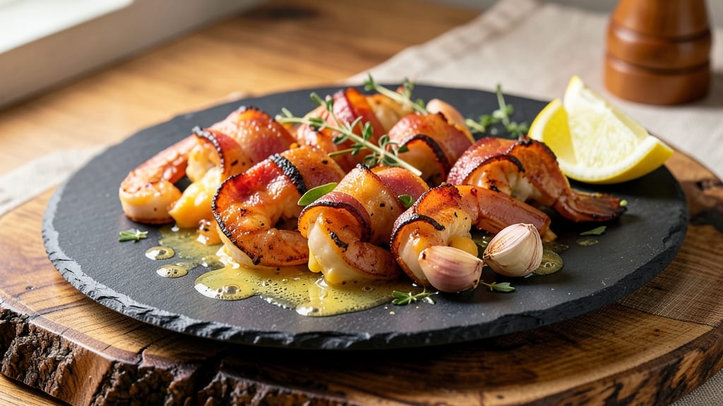 Bacon-Wrapped Shrimp With Pepper Jack Cheese Recipe: Smoky, Melty Bites in 15 Minutes