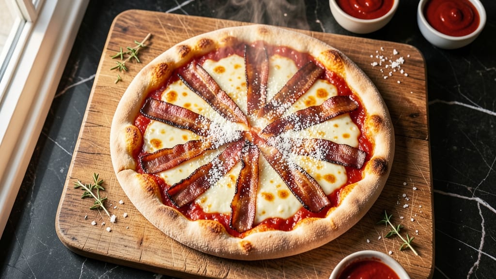 Bacon and Cheese Pizza Recipe: Crispy Crust With Smoky, Melty Layers